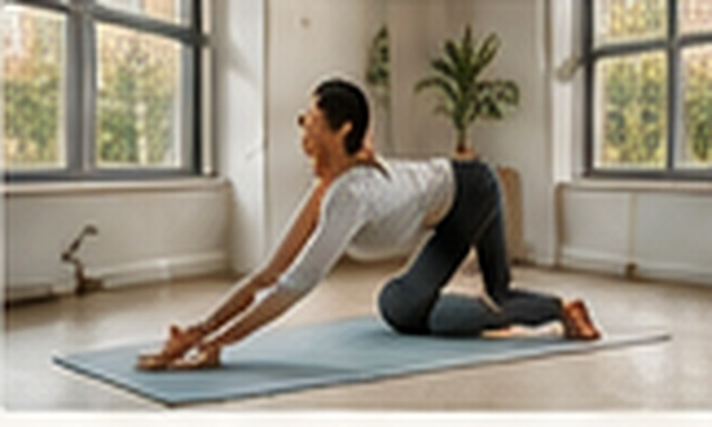 Gentle floor mobility practice at home